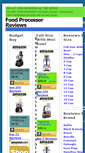 Mobile Screenshot of food-processor-reviews.net